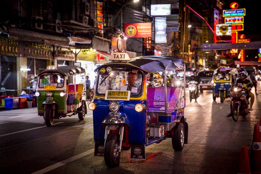 China Town de nuit à Bangkok