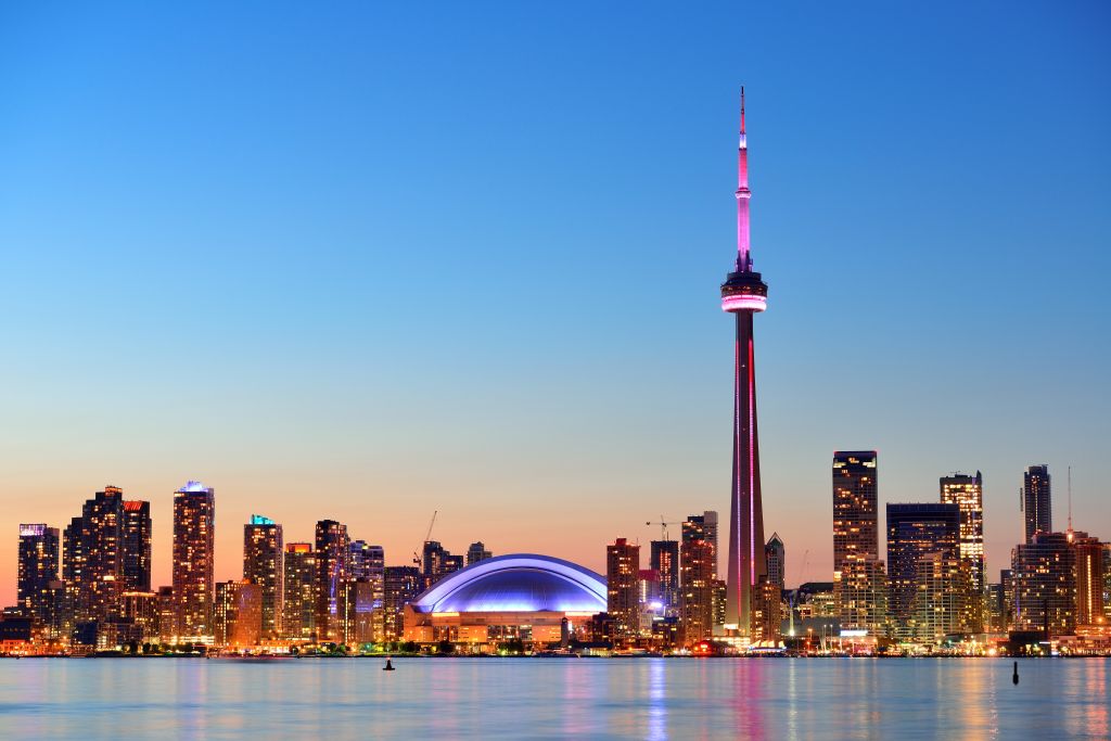 Vue de Toronto de nuit