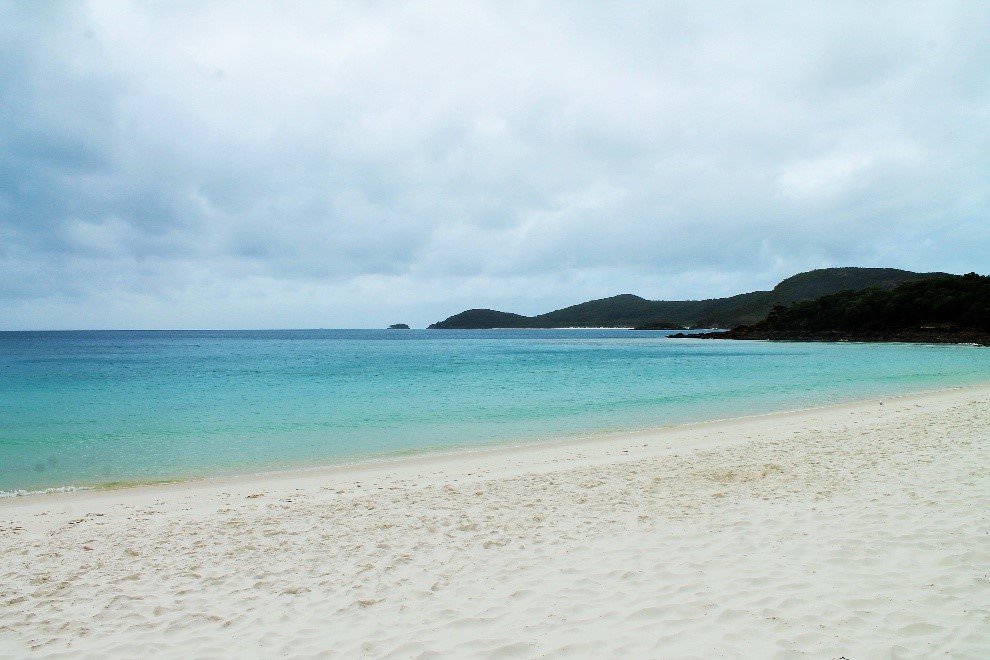 Paradise ! Whitehaven beach - Whitsundays island . Photo by Fanny 