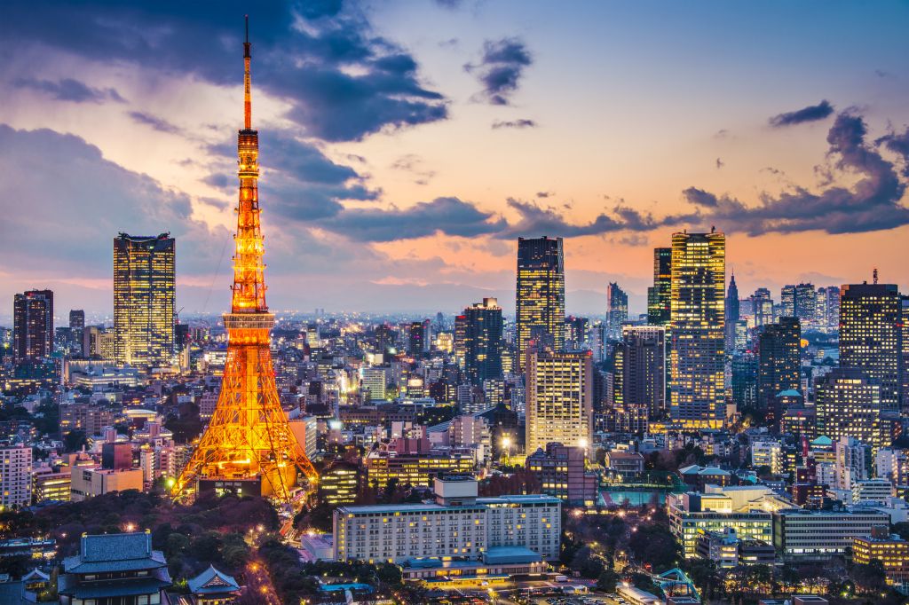 La tour de Tokyo au Japon