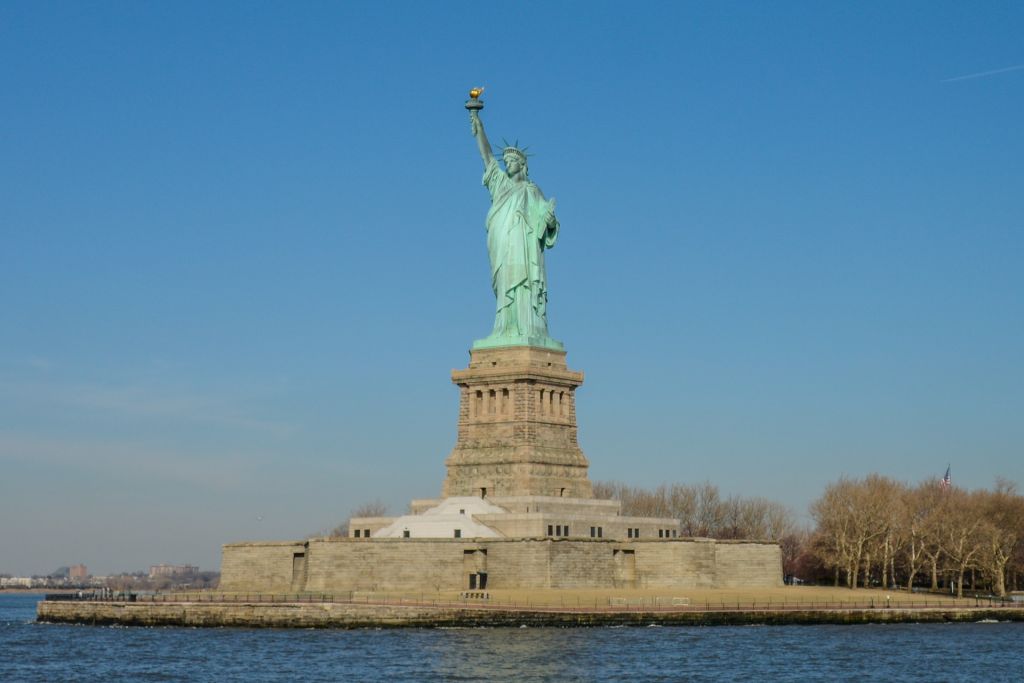 Statue de la liberté en voyage à New York 