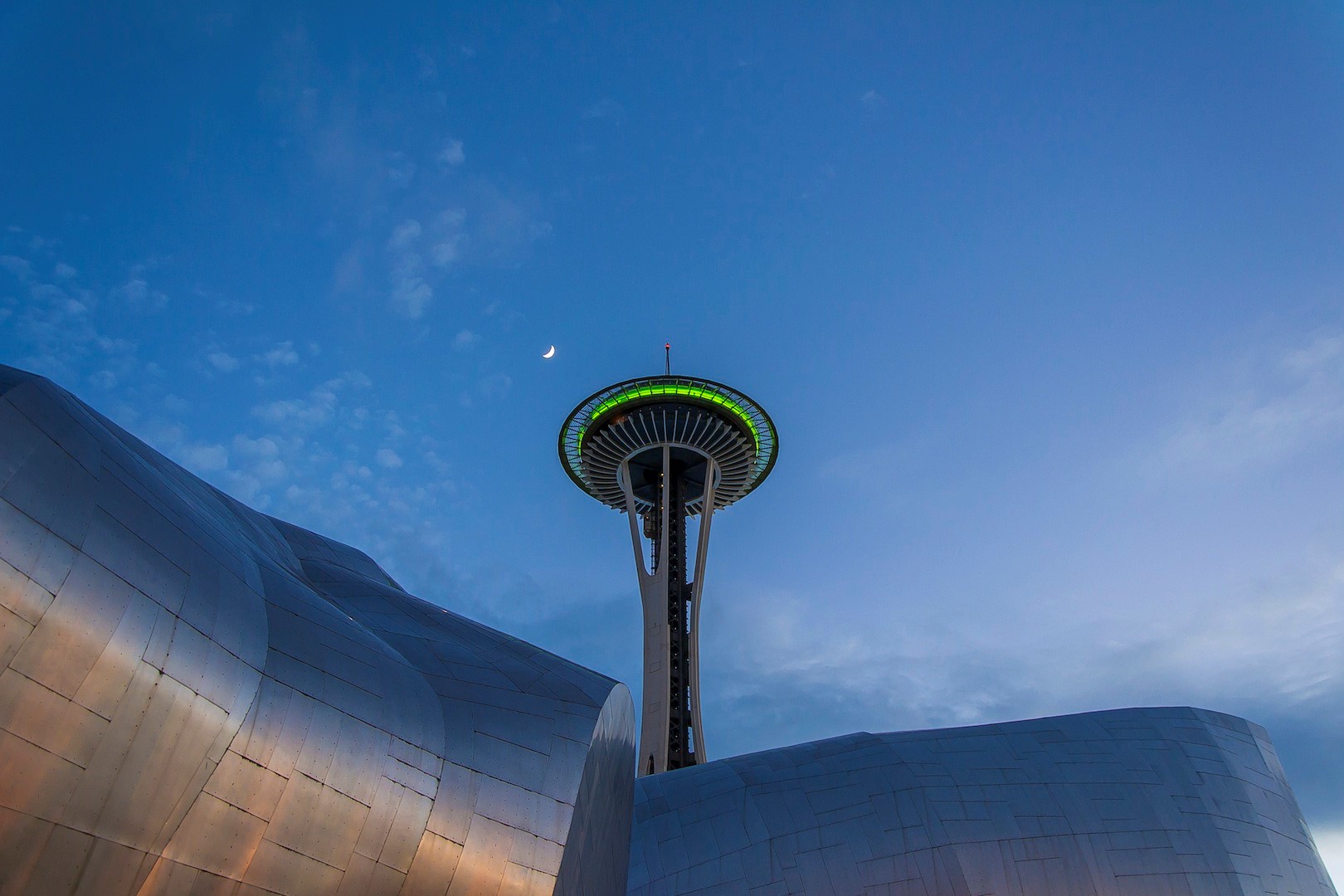 Vue de Space Needle à Seattle
