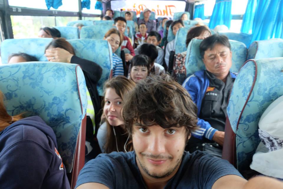Selfie dans le bus 