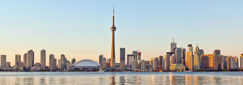 Vue de la skyline de Toronto 