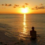 La plage de Michamvi au coucher du soleil