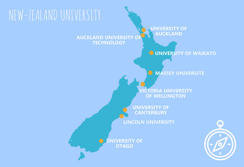 Les université en Nouvelle Zélande 