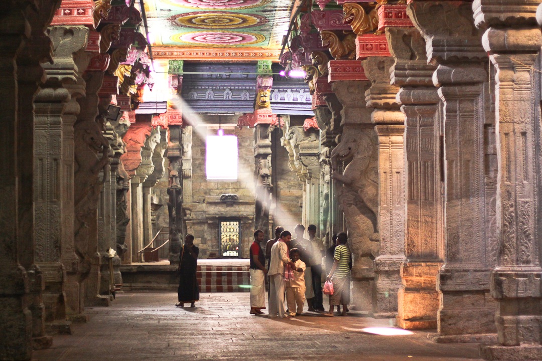 Ambiance dans le temple de Madurai