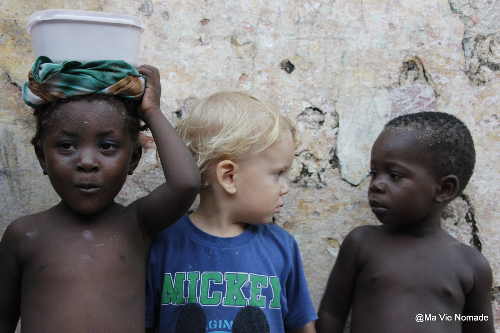 Jolie rencontre lors d'un voyage au mozambique
