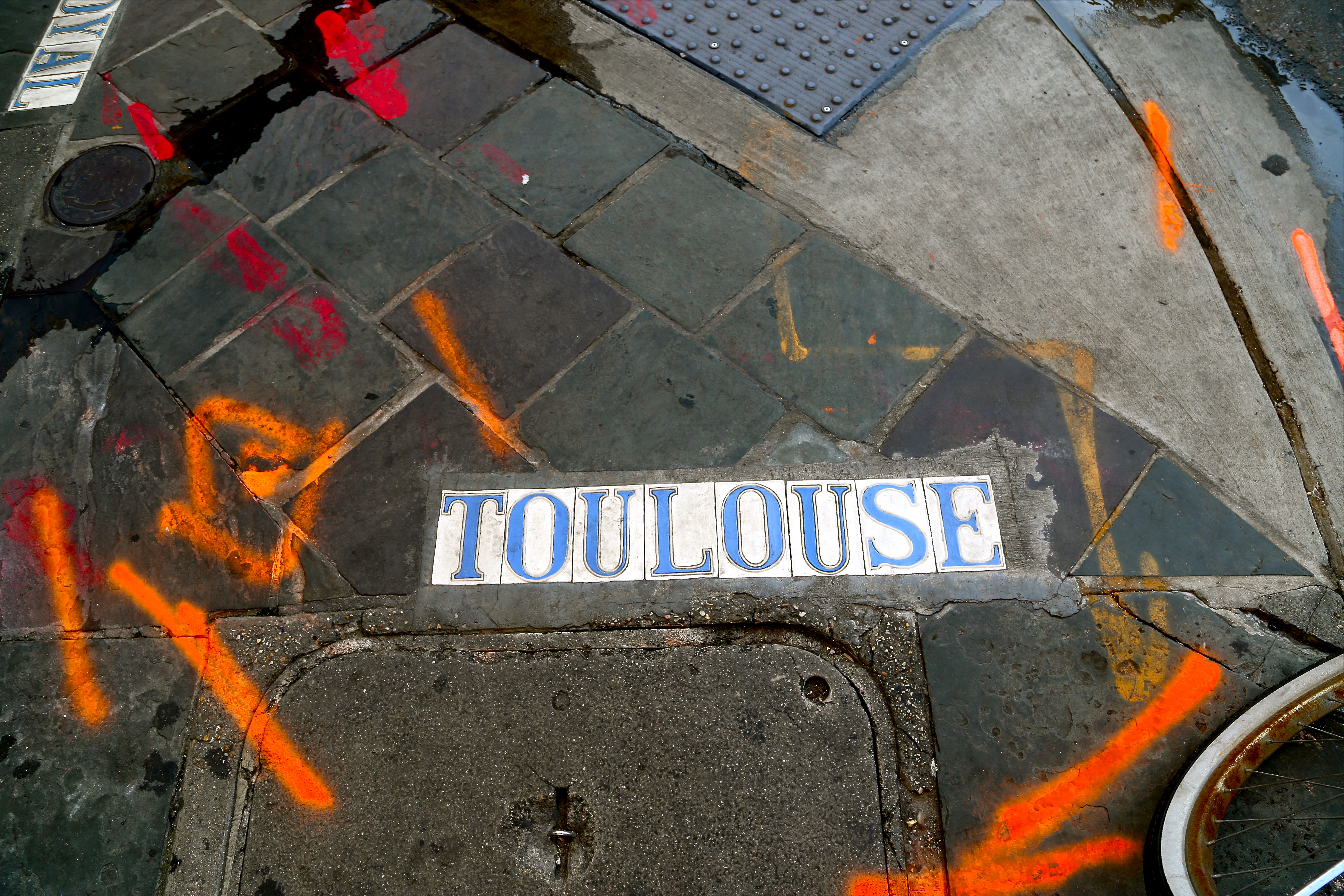 Toulouse Street a la nouvelle orleans
