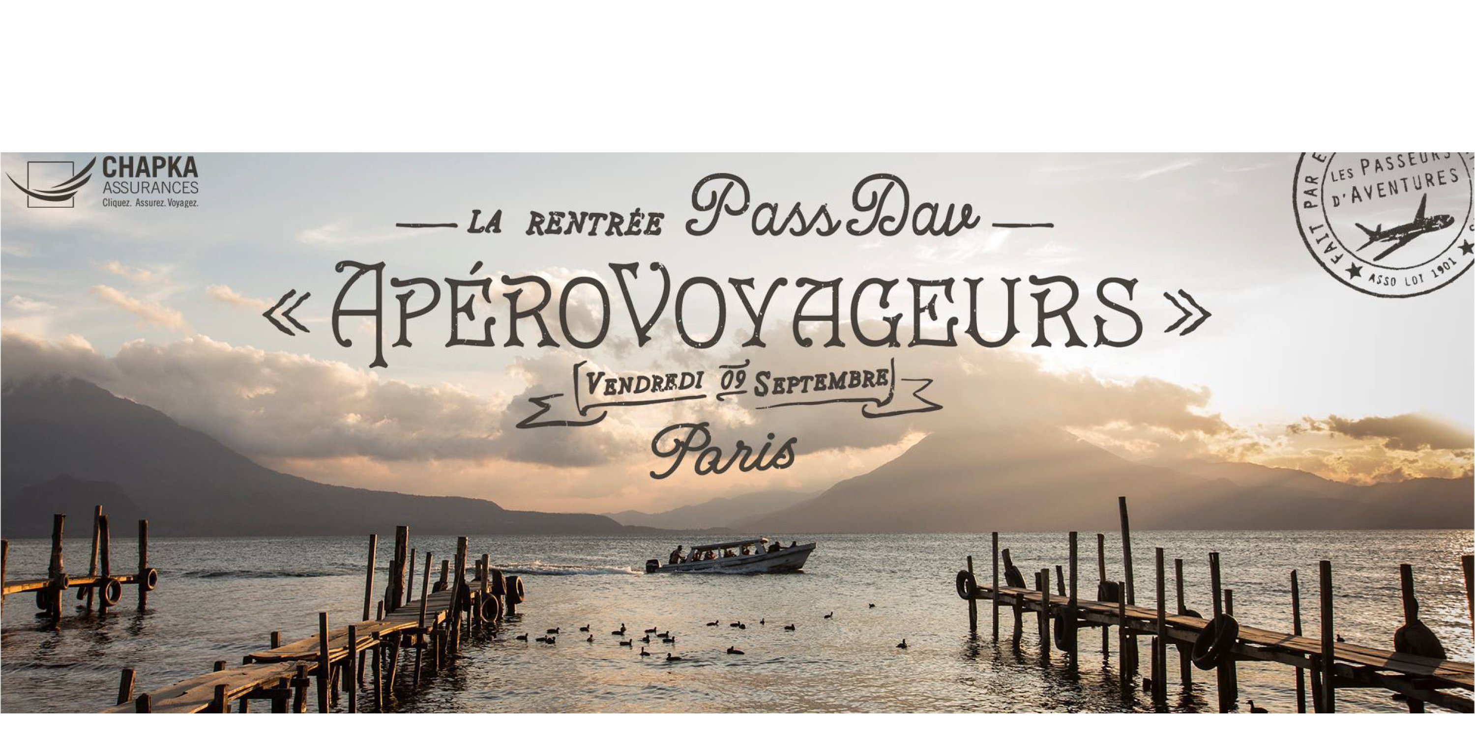 SAVE THE DATE pour le premier Apéro Voyageurs de la rentrée !