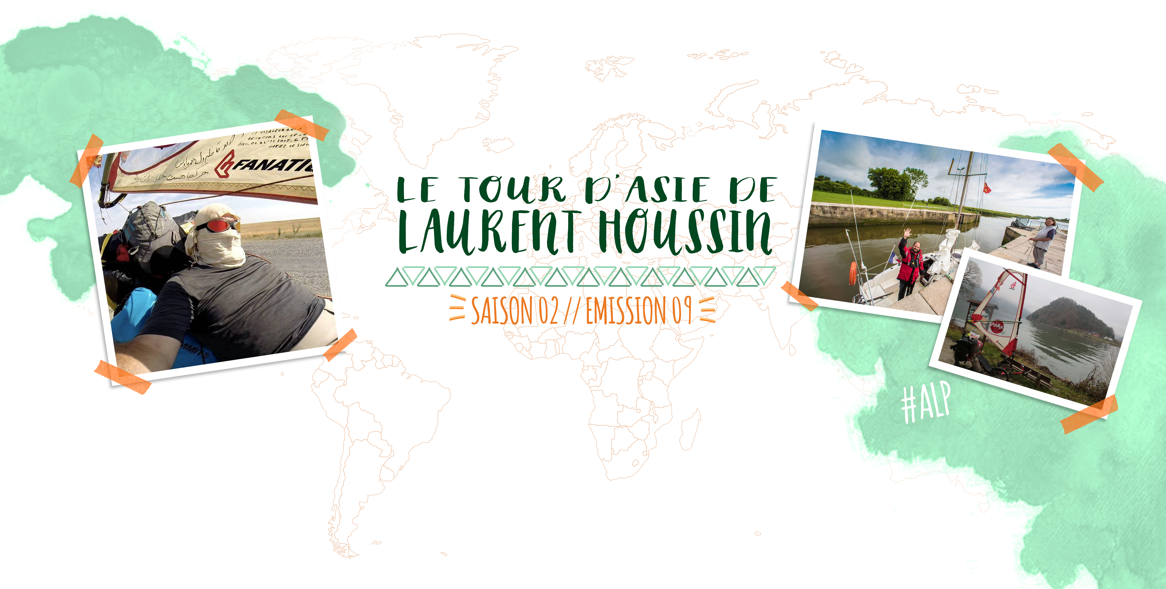 Allo La Planète – Le tour d’Asie de Laurent Houssin avec un vélo à voile