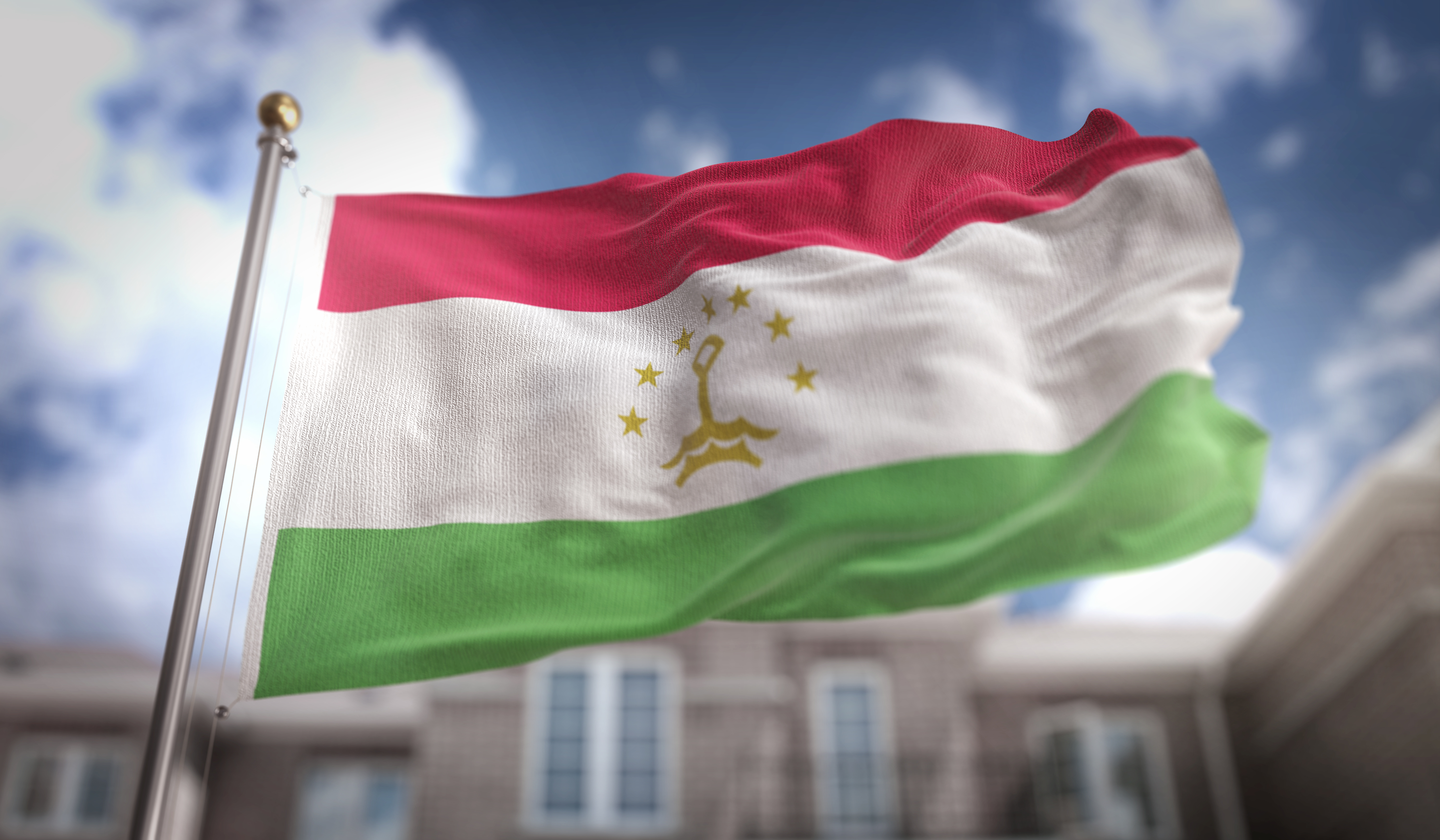 le drapeau du Tadjikistan