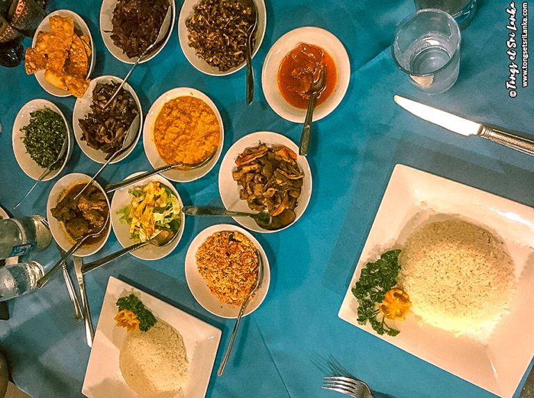 La gastronomie au Sri Lanka