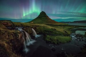 Les aurores boréales en Islande
