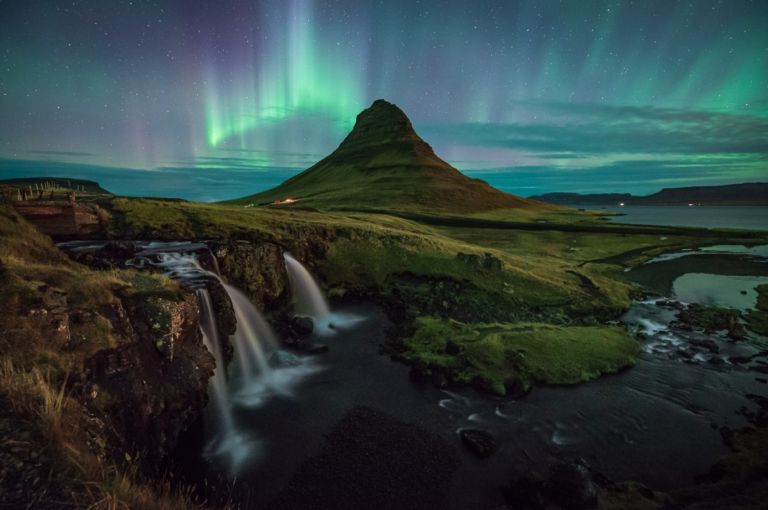 Les aurores boréales en Islande